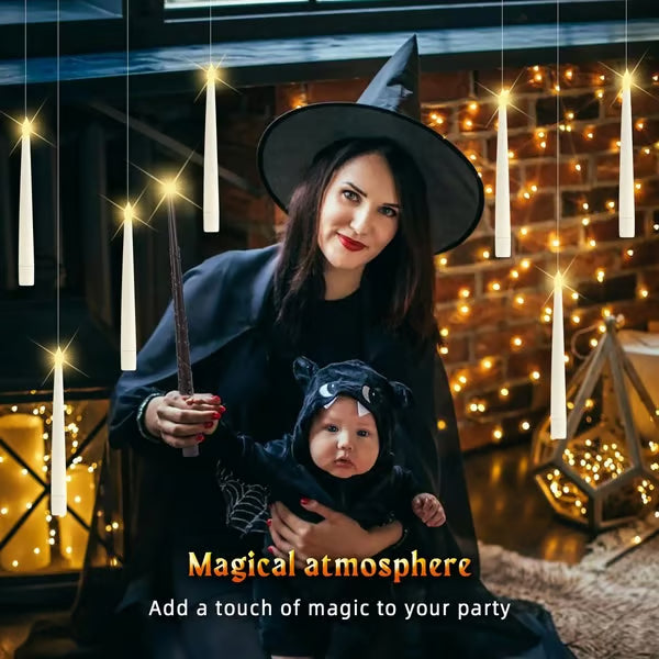 Flameless Candles with Magic Wand Remote