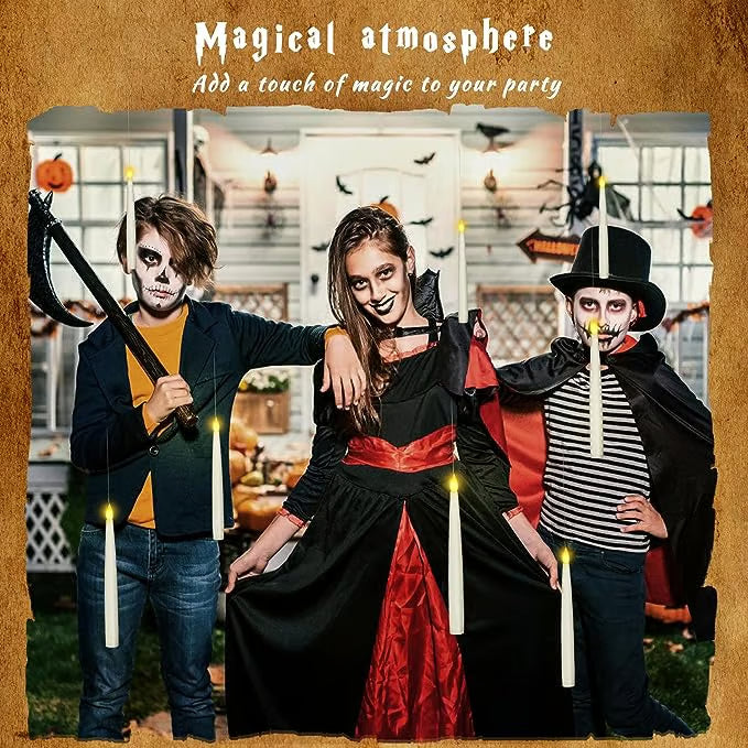 Flameless Candles with Magic Wand Remote